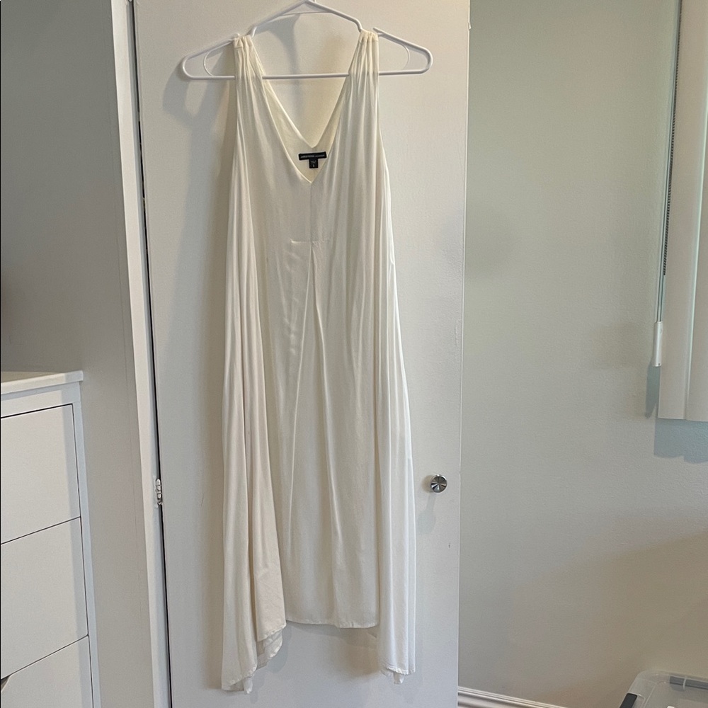 James Perse White Sleeveless Dress